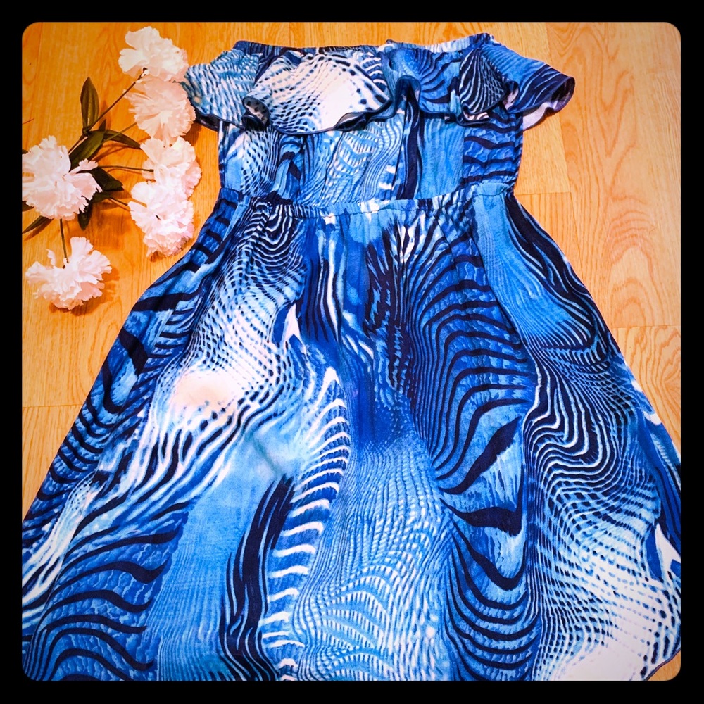 Strapless Halter summer dress